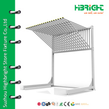 Hängende Teppich-Display Metall-Rack